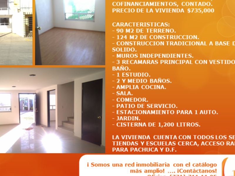 Venta casa Parque urbano Pachuca