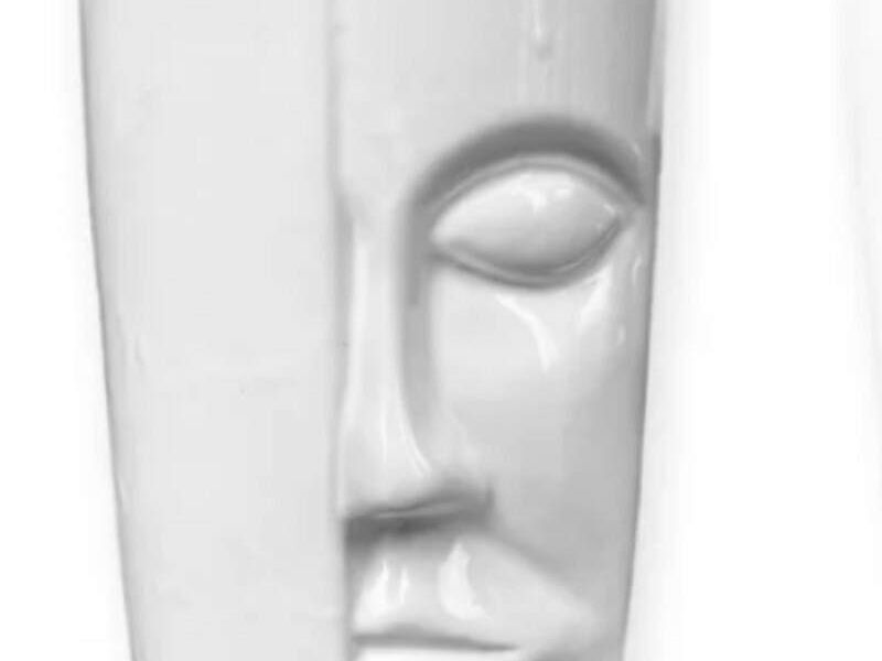 MACETA MEDIO ROSTRO MEXICO