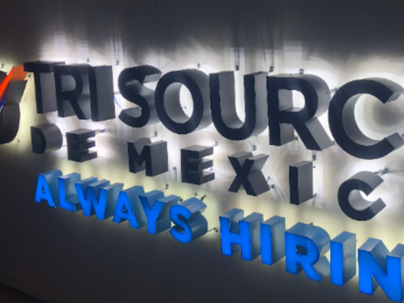Letras 3D Exterior Tijuana