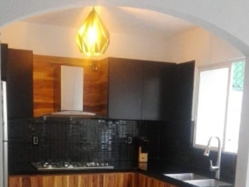 Mueble integral melamina negro Mexico  