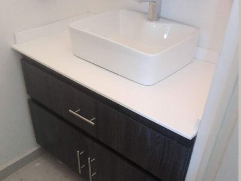 Mueble baño  melamina texturizada Mexico 