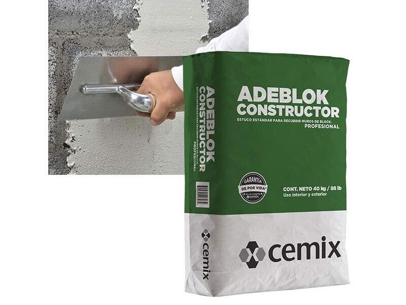 ADEBLOK CONSTRUCTOR BLANCO BTO/40 KGS