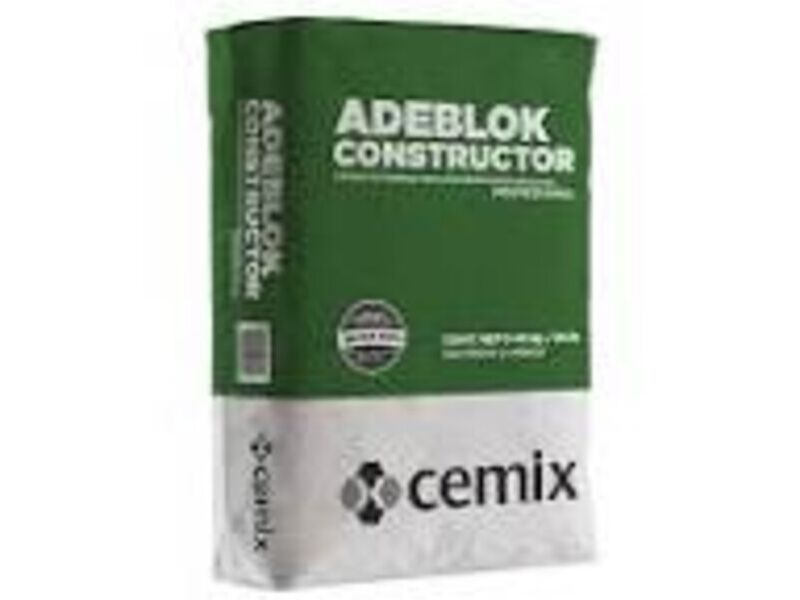 Estuco Adeblok Constructor 40 Kg. Querétaro