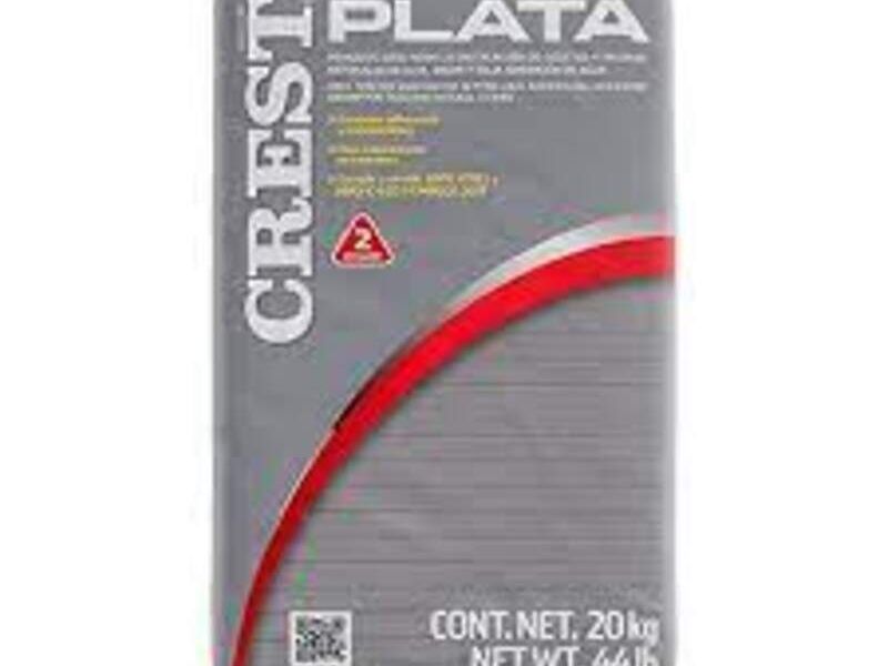 Adhesivo Plata Gris Crest 20 Kg. Querétaro