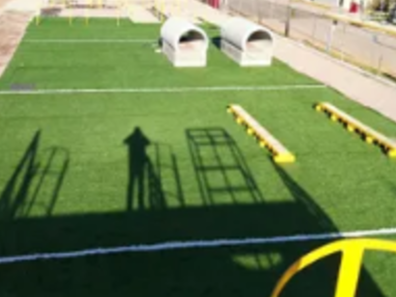 Construcción cancha deportiva Zacatecas