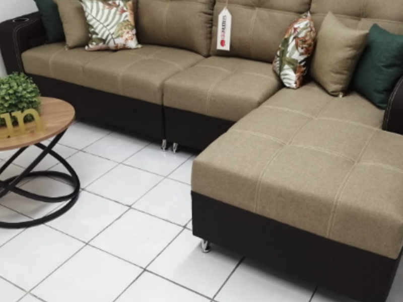 Sillón dorado café