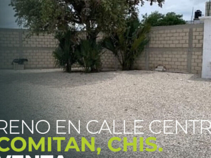 Venta terreno Calle Central