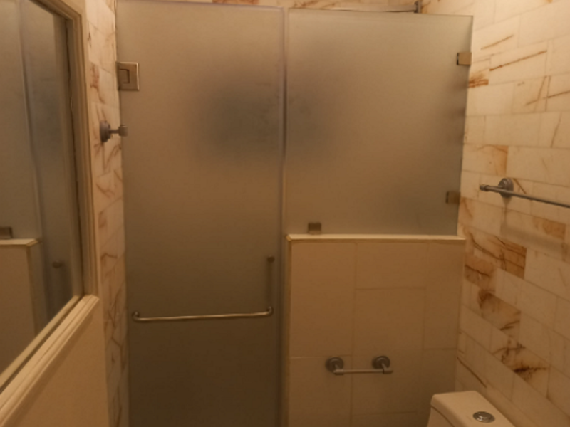 Cancel de baño cristal templado Matamoros