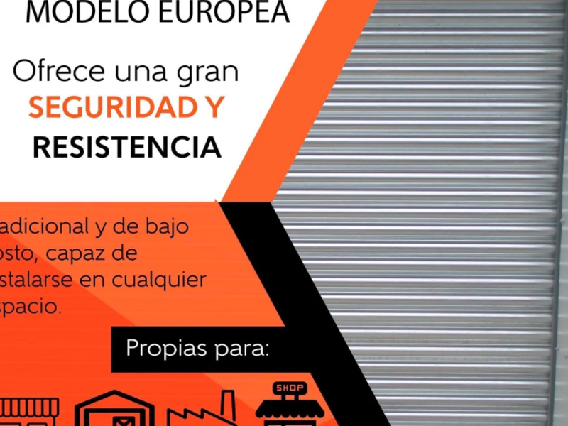 Cortinas metálica europea México