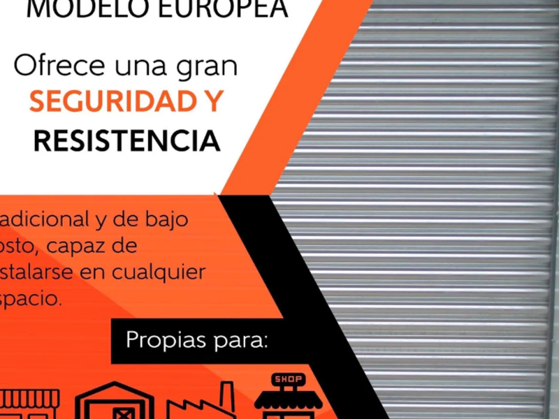 Cortinas metálica plana México