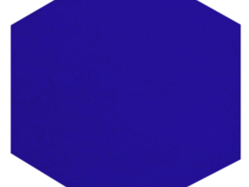 Cerámica Hexagonal Azul cobalto México