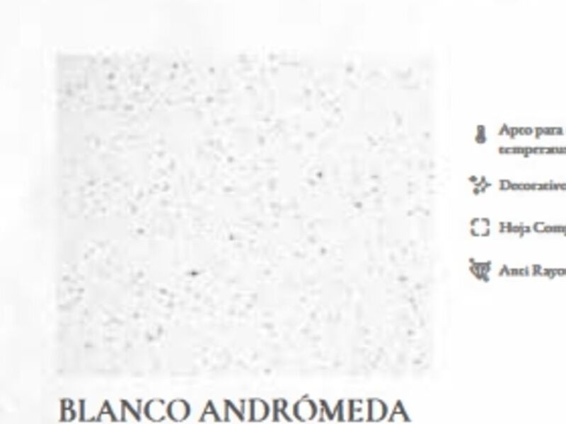 MÁRMOL BLANCO ANDRÓMEDA