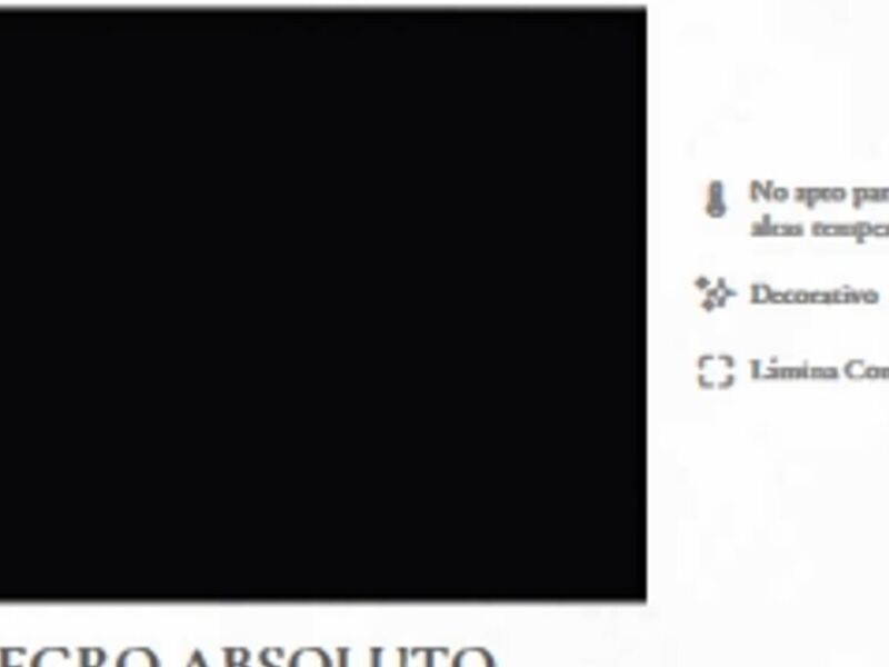 MÁRMOL NEGRO ABSOLUTO