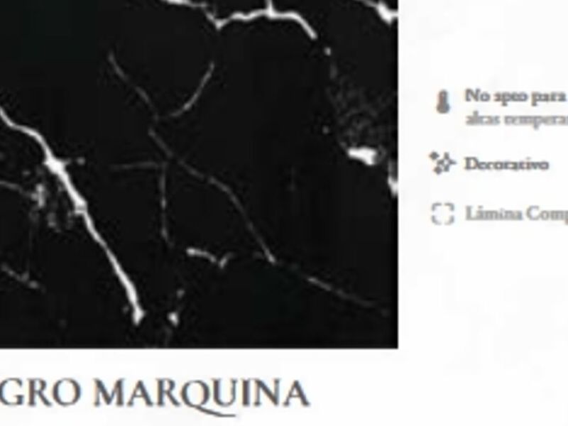 MÁRMOL NEGRO MARQQINA