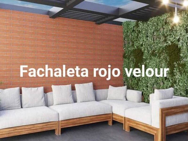 Fachaletas Rojo Velour San Juan Bautista