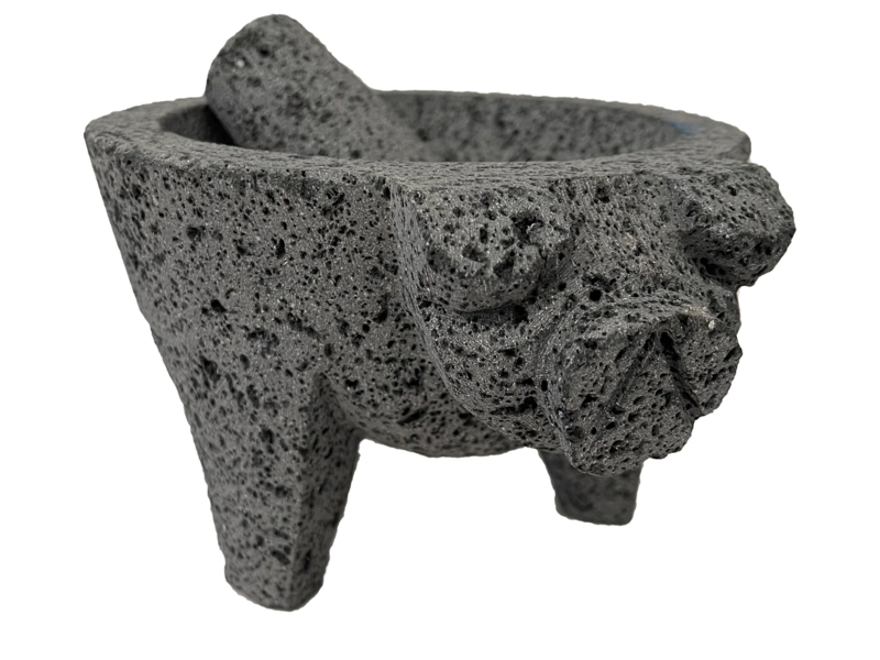 Molcajete Piedra Volcánica  Cochinito México