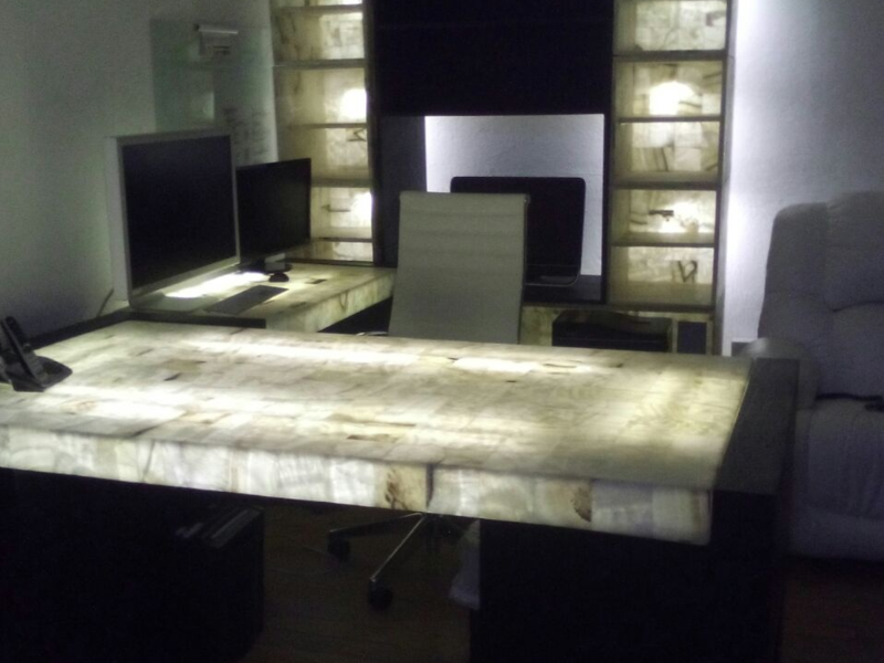 Mesa ónix blanco Puebla