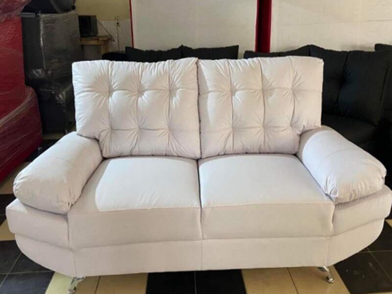 SOFA DOS PLAZAS BLANCO MEXICO
