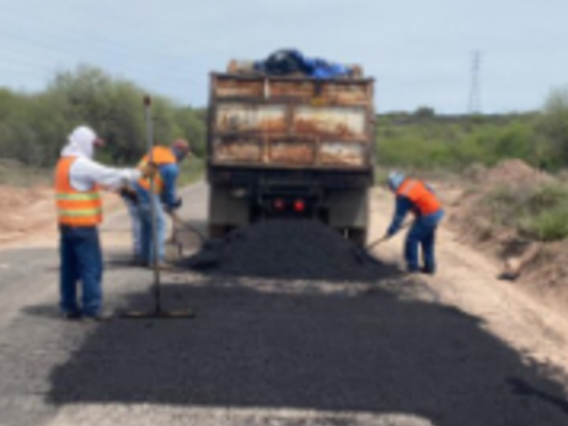 Construcción vias Benito Juárez