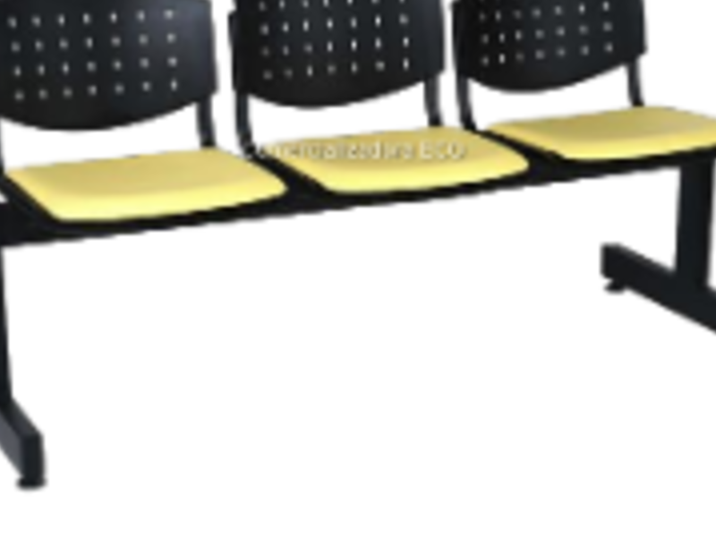 Silla triple plástico México