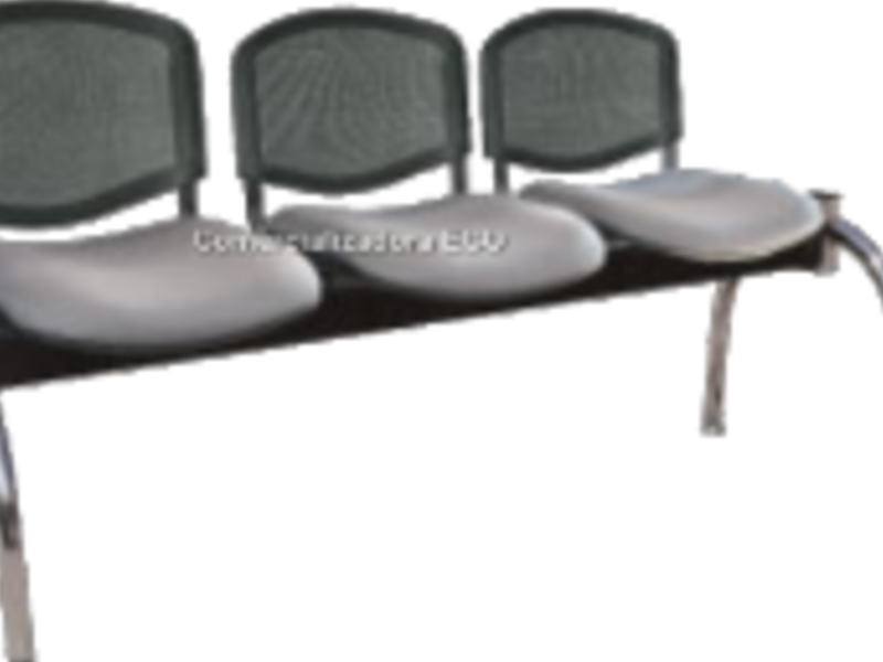 Silla triple rejas cuero México