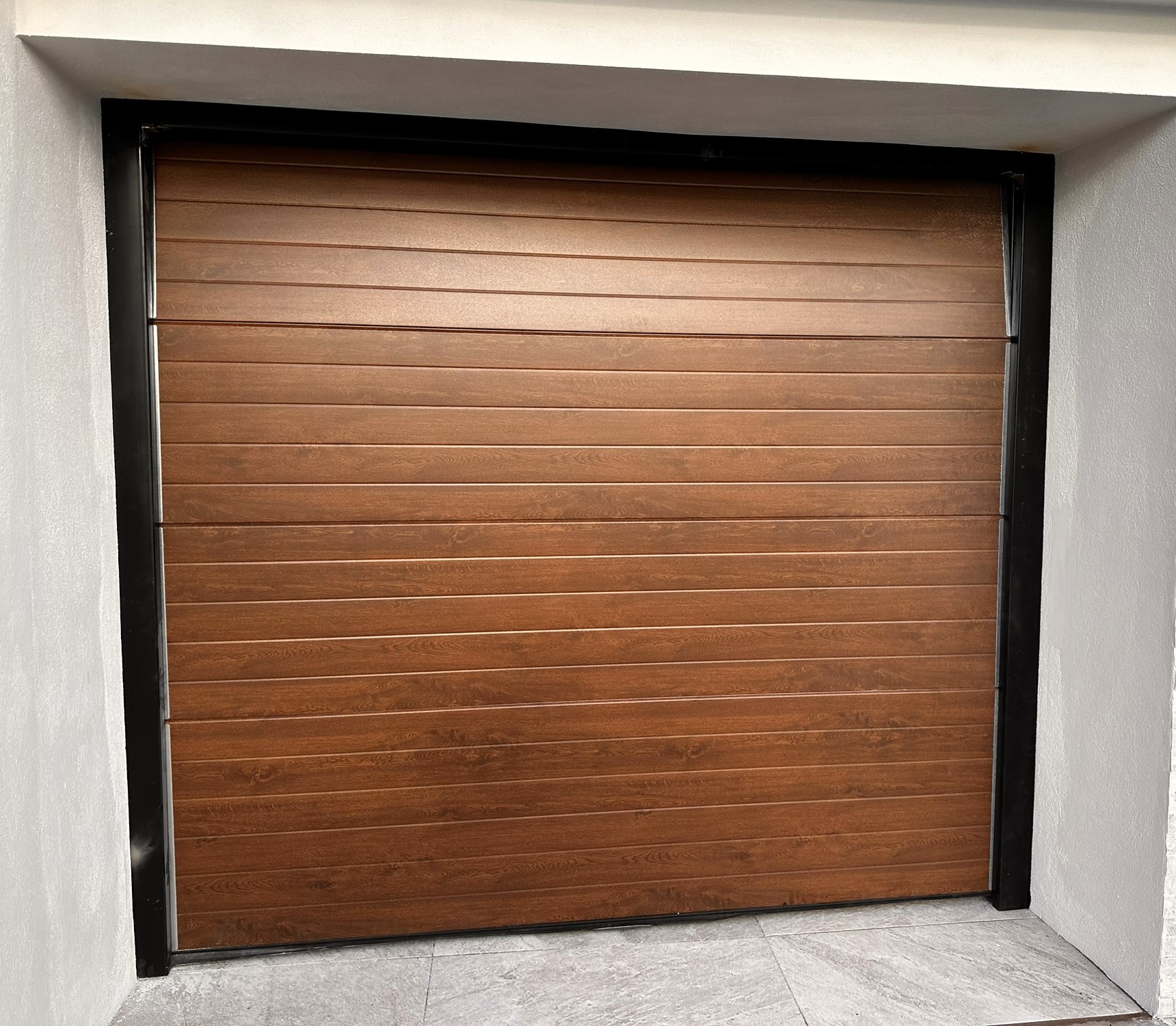 Puerta de garaje de madera México