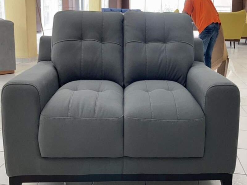 SOFA DOS PLAZAS GRIS MEXICO