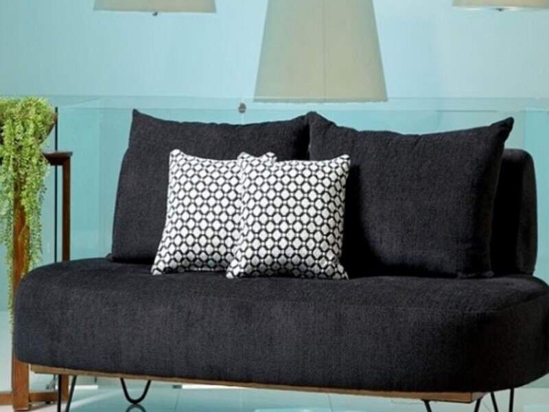 SOFA DOS PLAZAS NEGRO MEXICO