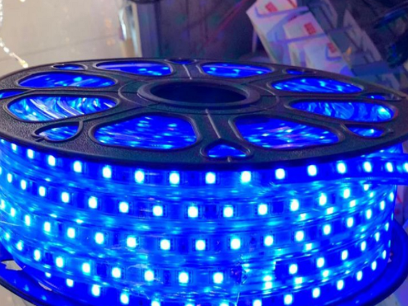 Manguera Led azul 25mts