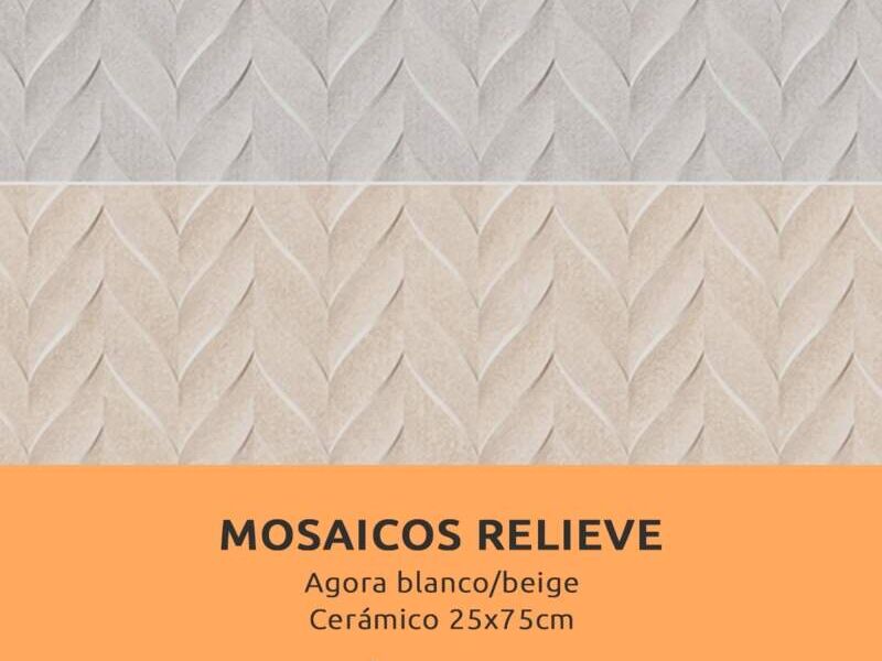 Mosaicos Texturizados Agora Blanco