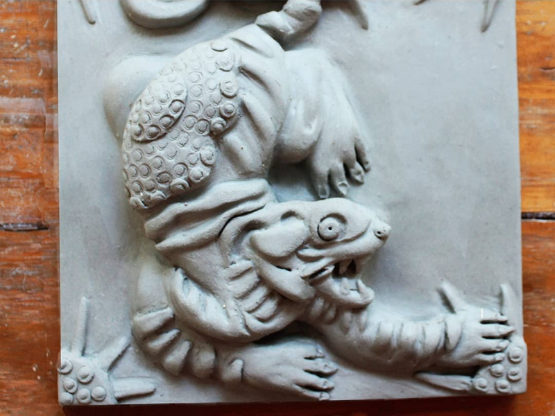 Azulejo 3D Tigre México