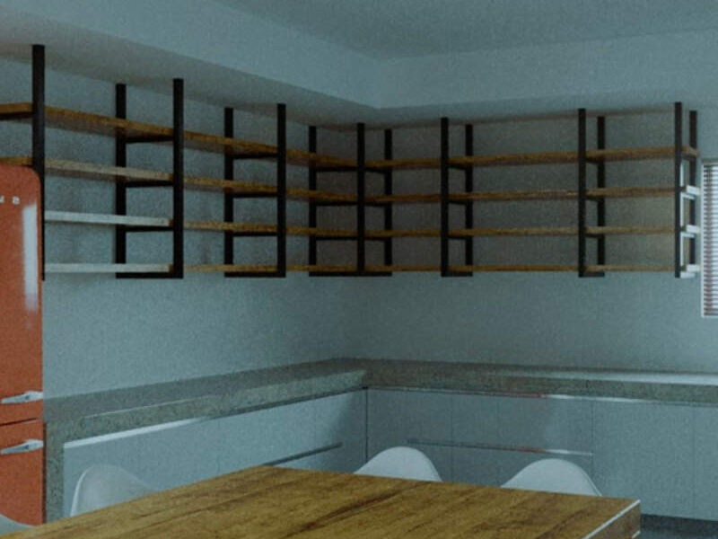 DISEÑO ALACENAS COCINA MOCHIS
