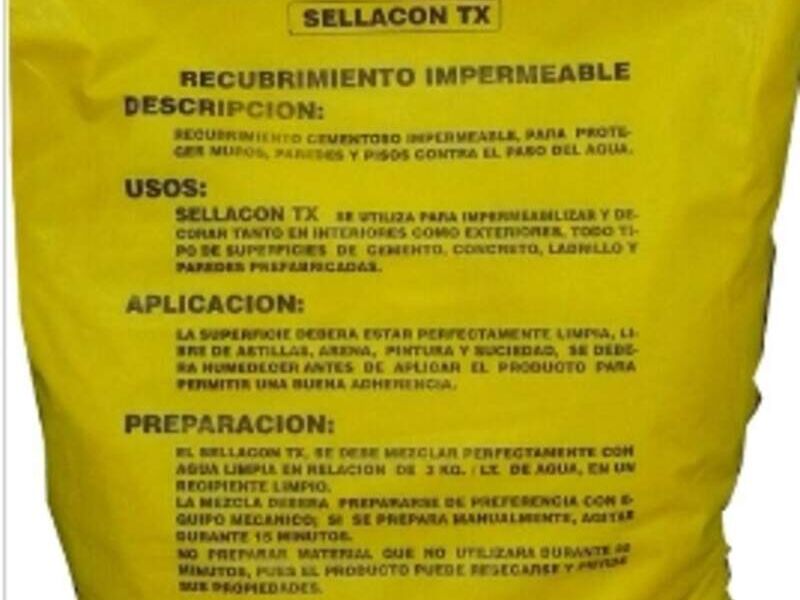 Sellacon "TX" Imperme Cementoso ACAPULCO 