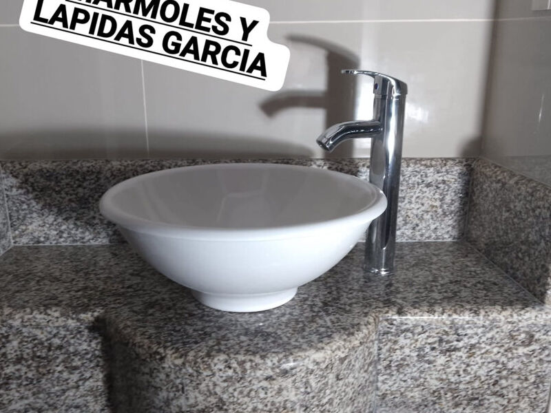 LAVAMANOS DE GRANITO GRIS FRESNILLO
