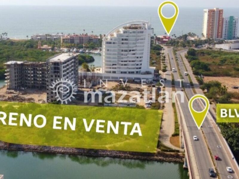Venta terreno Marina Mazatlan