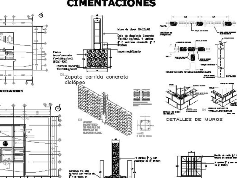 Diseño Planos Cimentación México - Construex México