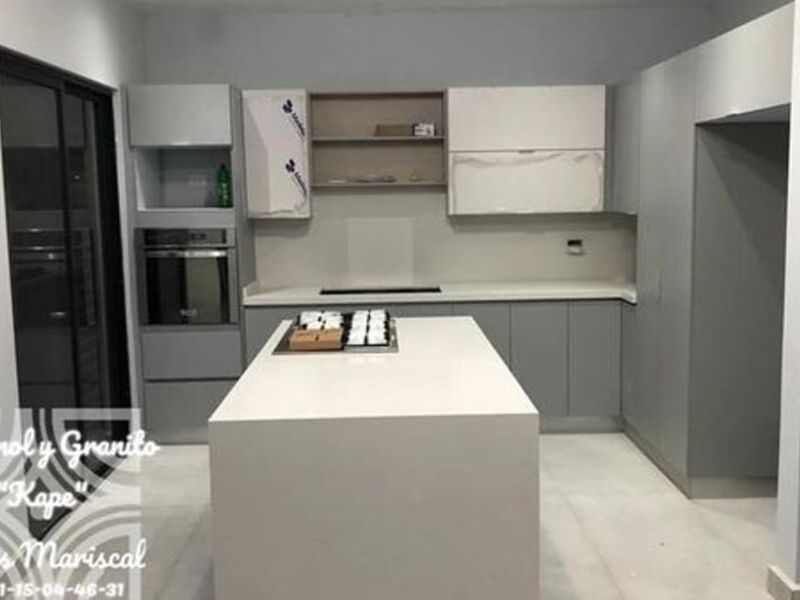 Mesón cuarzo Miami white México