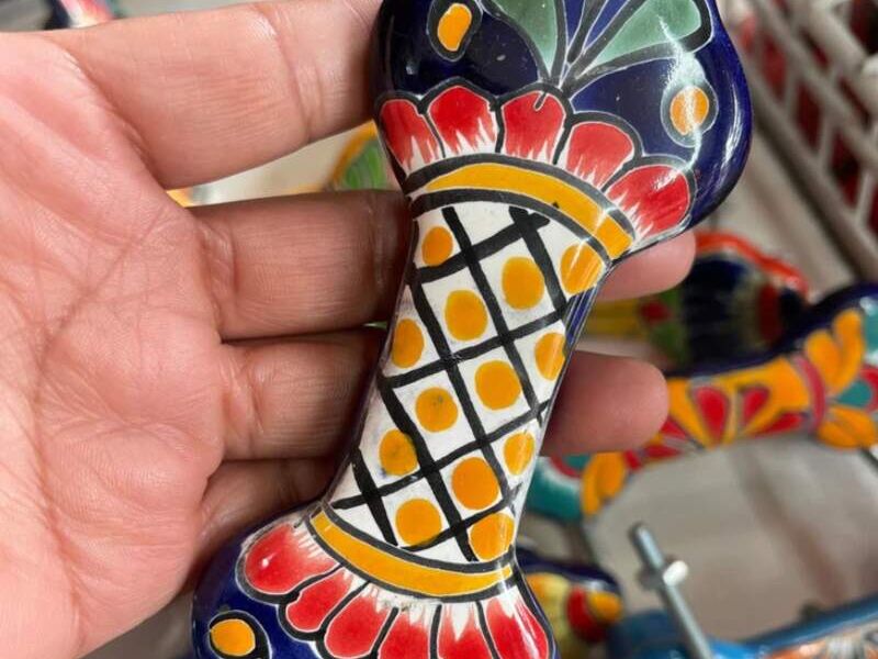 Multicolor Talavera Handles