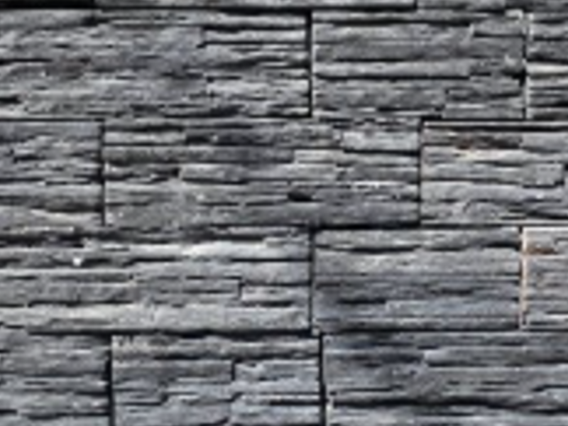 Piedra Rockface Negra Saltillo