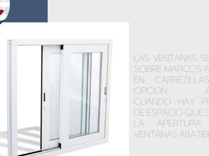 Ventana corrediza San Francisco de Campeche