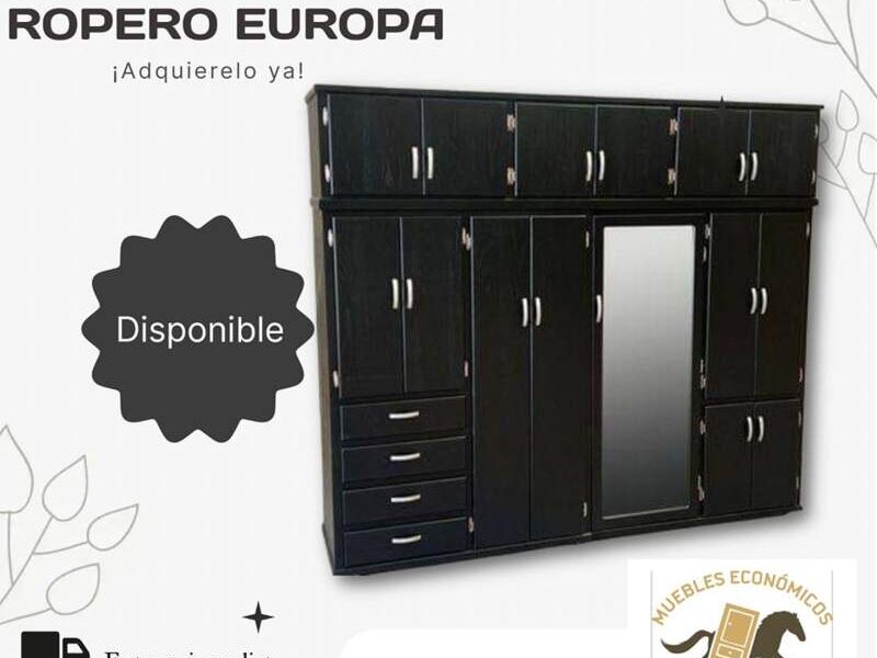 Armario Europeo Negro