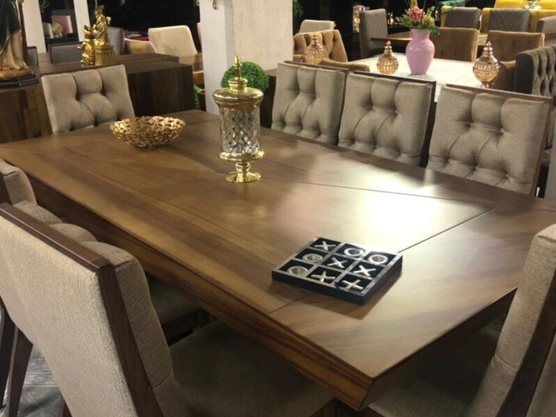 Comedor 8 puesto beige México