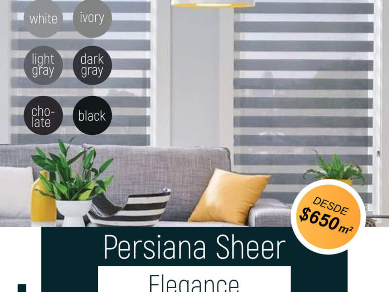 Persianas sheer 006 México 
