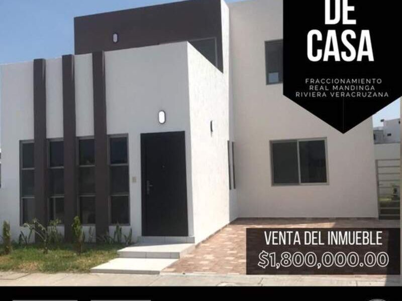 VENTA  CASA RESIDENCIAL Veracruz 