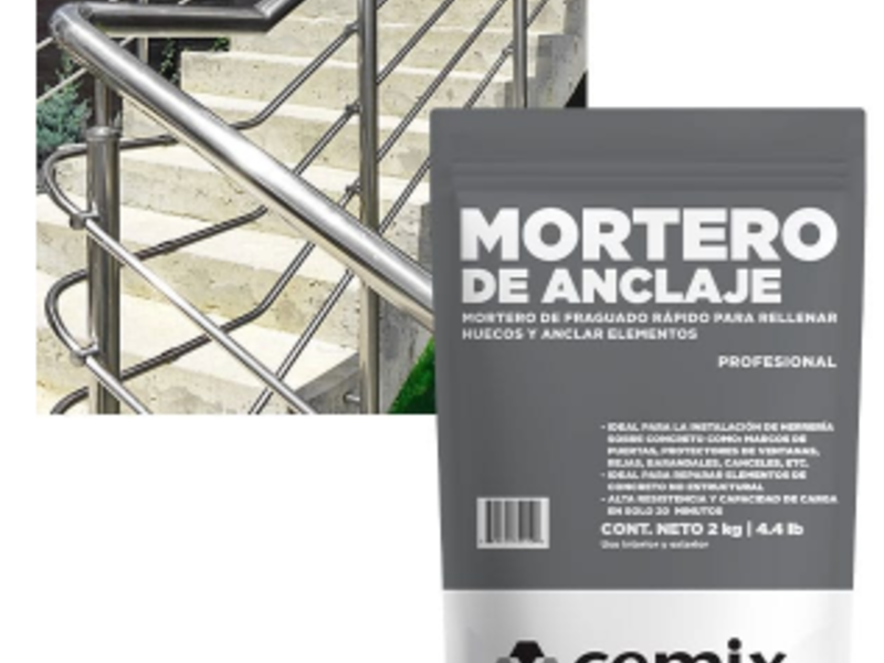 Mortero anclaje Monterrey