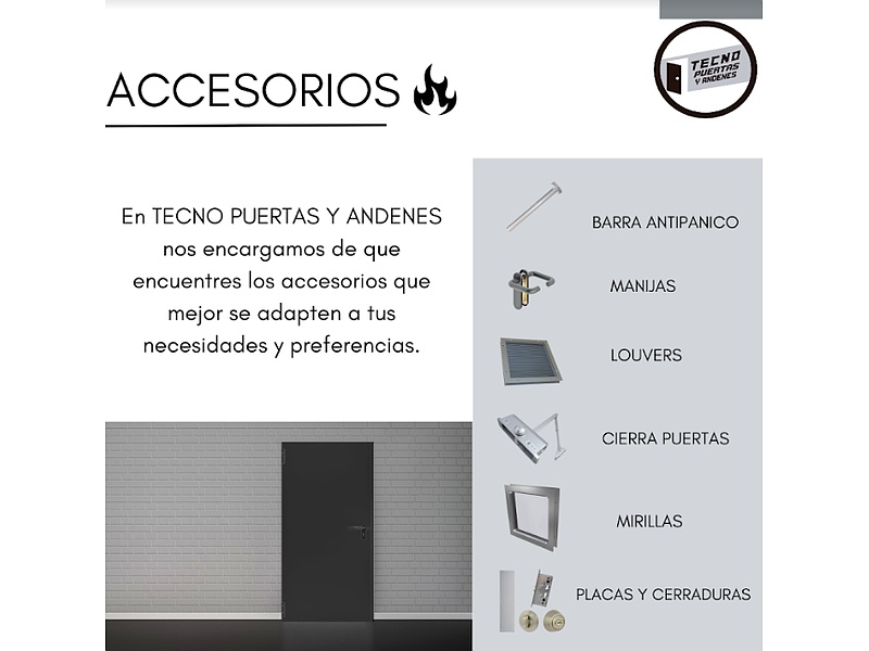 Accesorios para puertas Mx