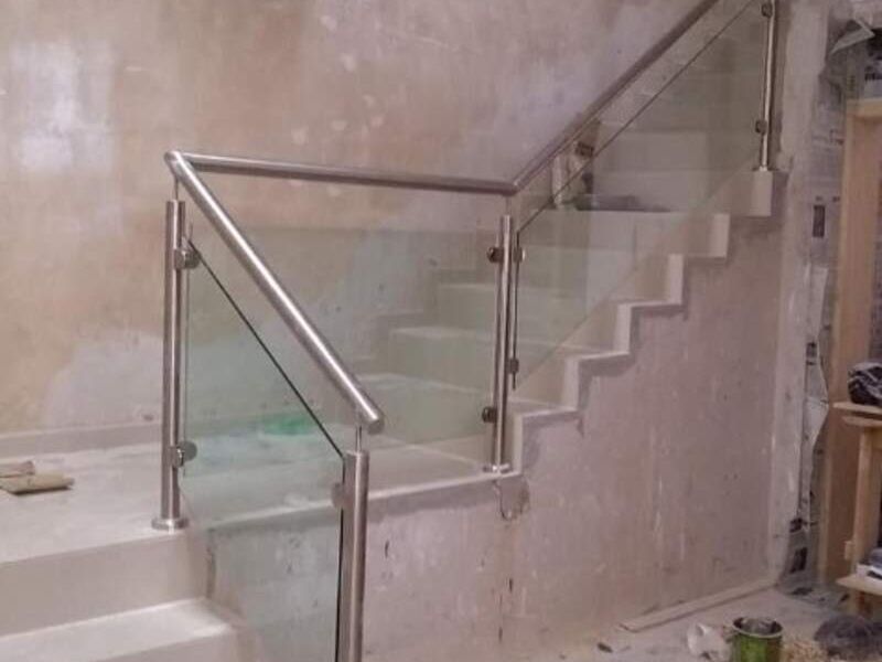 Barandal de aluminio con cristal Jalisco