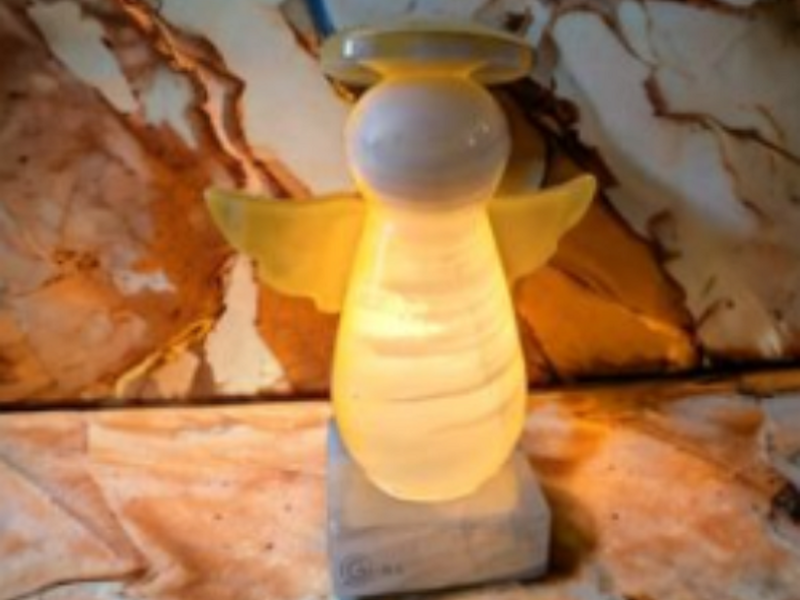 LAMPARA DE ANGELITO AMARILLO Puebla