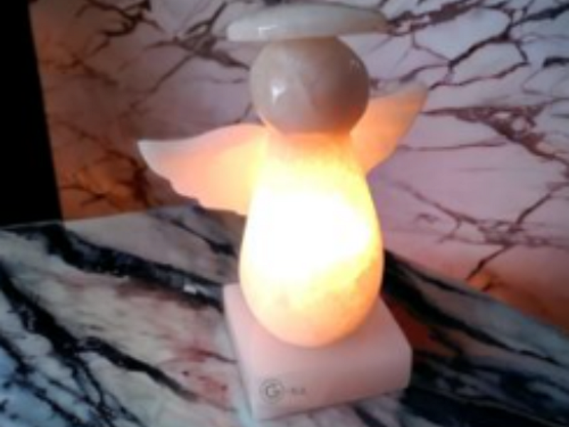 LAMPARA DE ANGELITO BLANCO Puebla