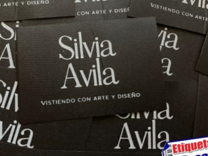 Etiqueta nylon negro Mérida Yucatán